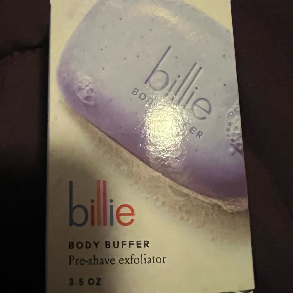 NEW! Billie Body Buffer Pre-Shave Exfoliator Bar